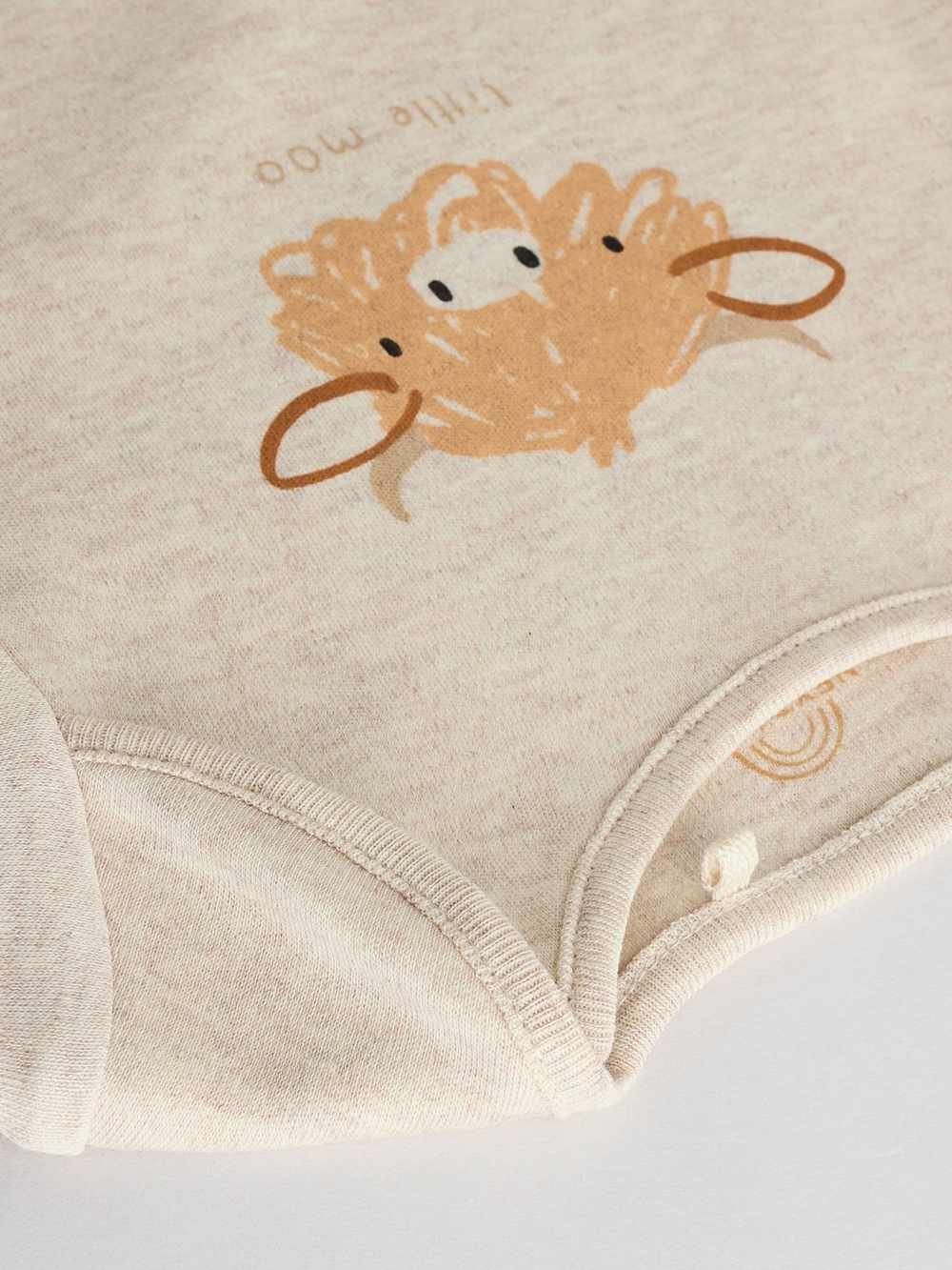 Боди с длинным рукавом для малышей Next E57-304, 3 шт., Бежевый