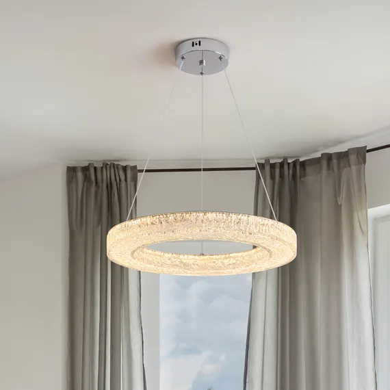 Подвесной светильник FR5519PL-L34CH Мишель / Michelle 73 Вт LED Freya fr5519pl-l34ch