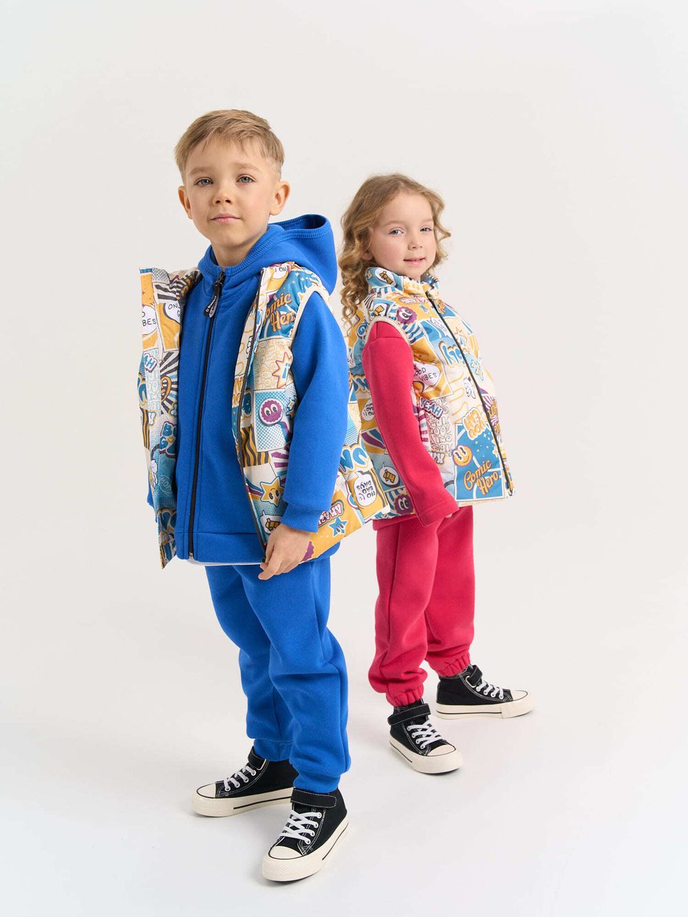 Жилет на молнии "Comic hero"