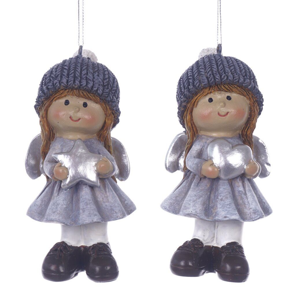 GAEM Фигурка декоративная подвесная "Ангел", L4,5 W3,5 H10 см, 2в.