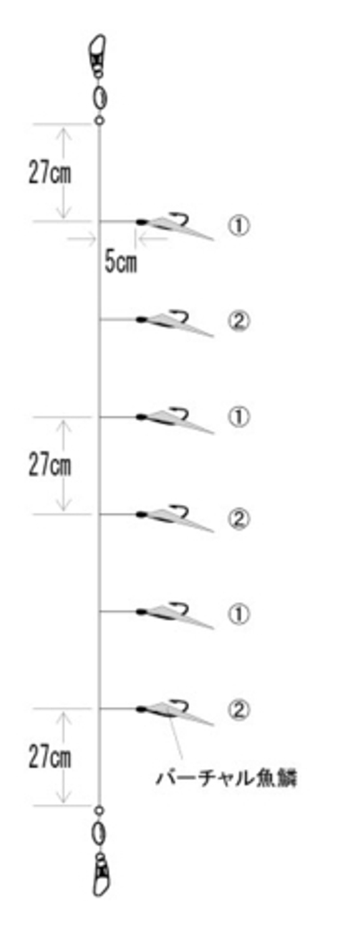 Снасть на корюшку Hayabusa HS552
