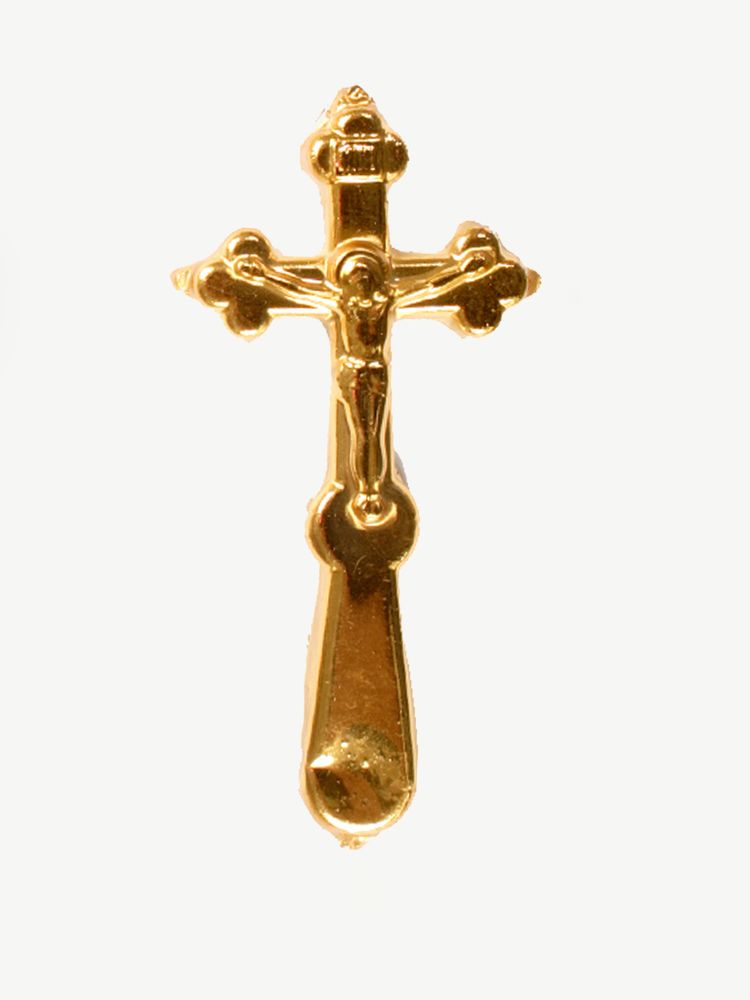 Крест в руку узкий фольга