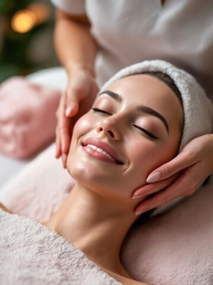 Массаж лица (45 мин).