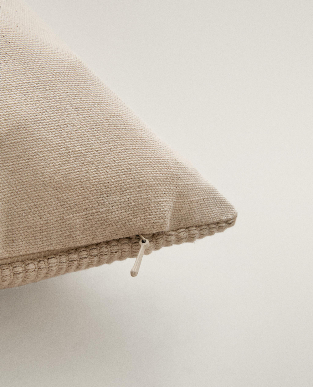 Zara Home наволочка декоративная из хлопка, терракотовый, в полоску, 45x45 см