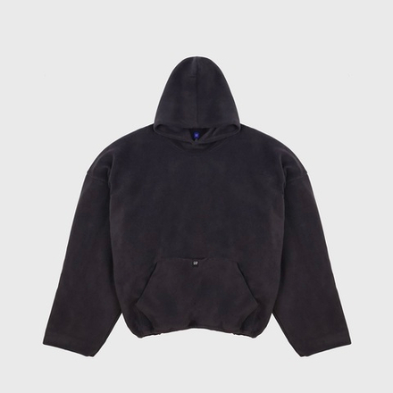 Худи Yeezy Gap Engineered by Balenciaga Polar Fleece Padded Hoodie Dark Grey