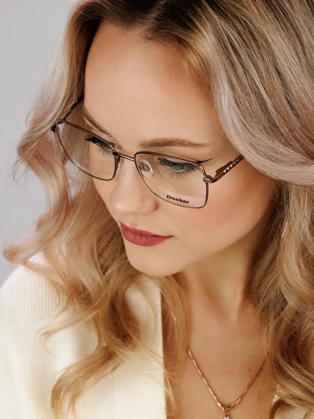 Оправа для очков для зрения металлическая брендовая