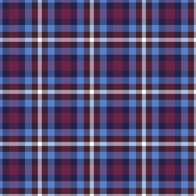 Клетка шотландка голубая с красным