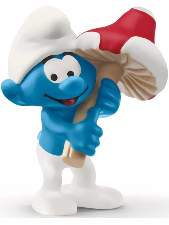 Шляйх фигурка Смурф с мухомором 20819