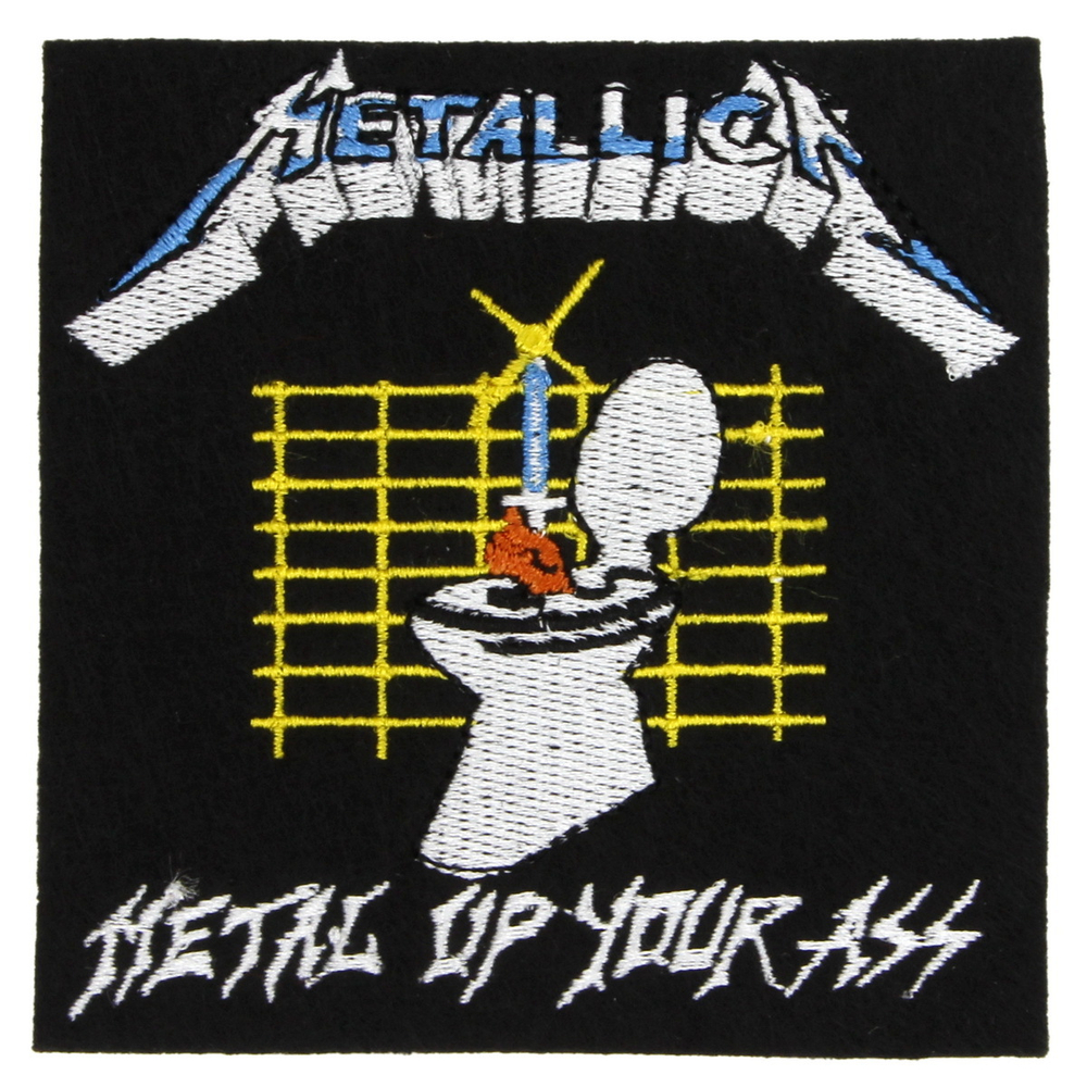 Нашивка с вышивкой группы Metallica