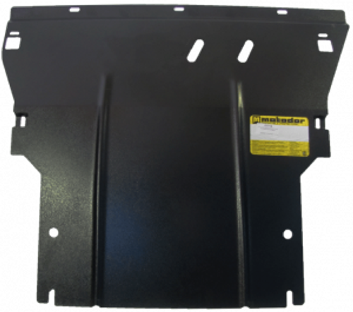 Защита картера двигателя, КПП (2 мм, сталь) для Renault Megane II седан/универсал/хетчбек/кабриолет 2002-2009, Renault Scenic II 2003-2009, Renault Grand Scenic II 2004-2009 Motodor.01719