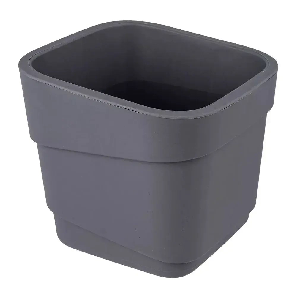 Горшок для цветов фактурный Hills 4л (d188, h176мм)(серый)