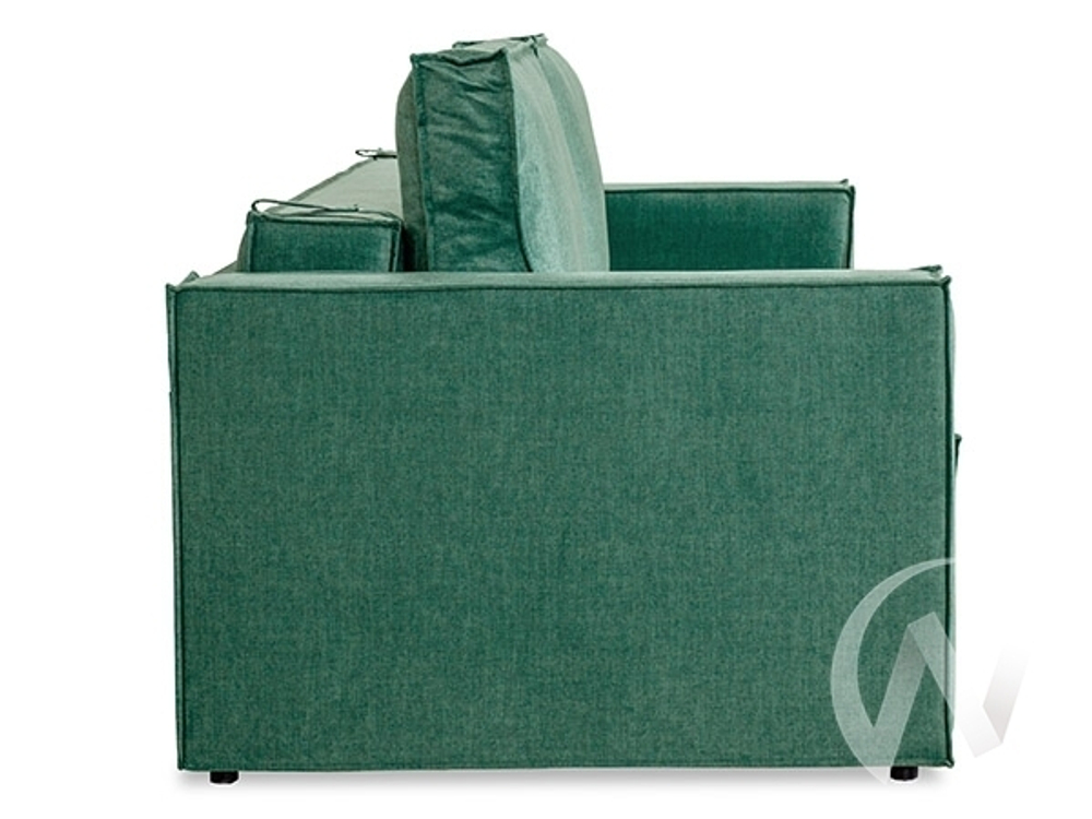 Диван прямой Эдельвейс (БД) SQUARE 15 (велюр зеленый)