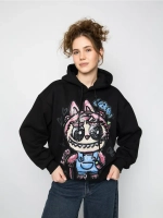 Толстовка утепленная с капюшоном