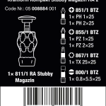 Набор Kraftform Kompakt магазин Stubby RA 2 WERA 05008884001
