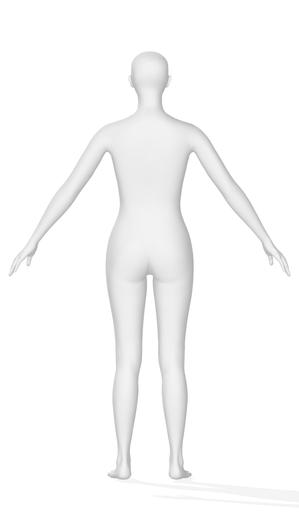 3D аватар манекена Моника