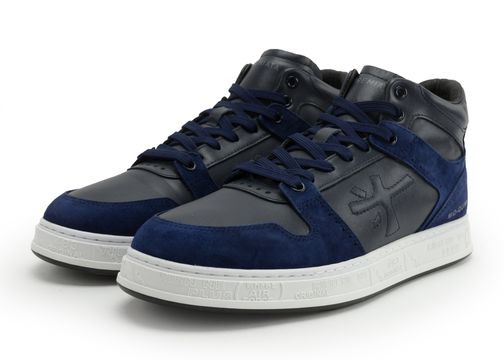 Premiata Steven (Blue/White) [WINTER]