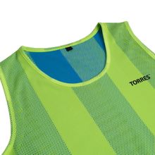 Манишка детская TORRES двухсторонняя, TR11950Y/B, р.Jr, тренировочная, полиэстер, жёлт-синий