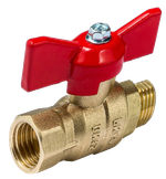 Кран шаровой 1/2 ВР/НР DN15 PN40 (Ручка - Бабочка)