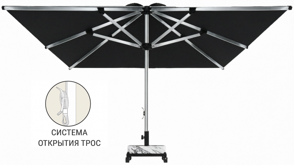 Зонт профессиональный 3х3 м Avocado