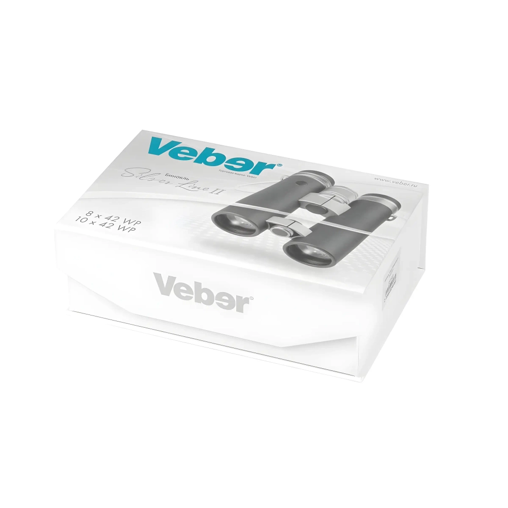 Бинокль Veber Silver Line II 10x42WP в коробке