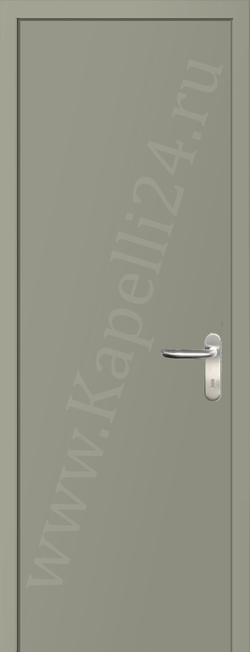 Дверь влагостойкая пластиковая KAPELLI multicolor ДГ RAL 7032 Галечный серый + коробка