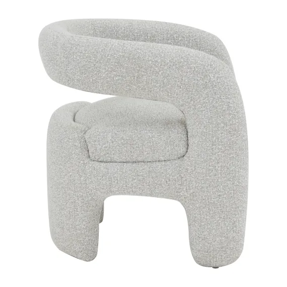 Лаунж-кресло Boon, жемчужное букле