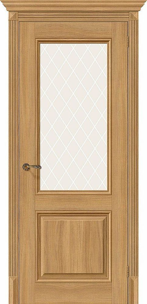 Дверь Классико-33 / Цвет Anegri Veralinga / Стекло White Сrystal / Двери Браво