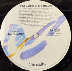 Виниловая пластинка Pat Benatar ‎– Wide Awake In Dreamland LP