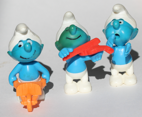 Смурфики Киндер Сюрприз, Kinder  3 штуки