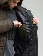 Куртка We Don’t Care Long Puffer Jacket Olive