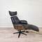 Кресло с электро-реклайнером STG-4432, черная кожа