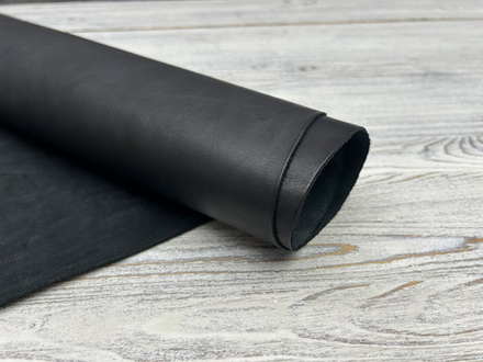 Хаммер цв. Черный / Hammer Nero, толщ. 1,6-1,8 мм, натуральная кожа