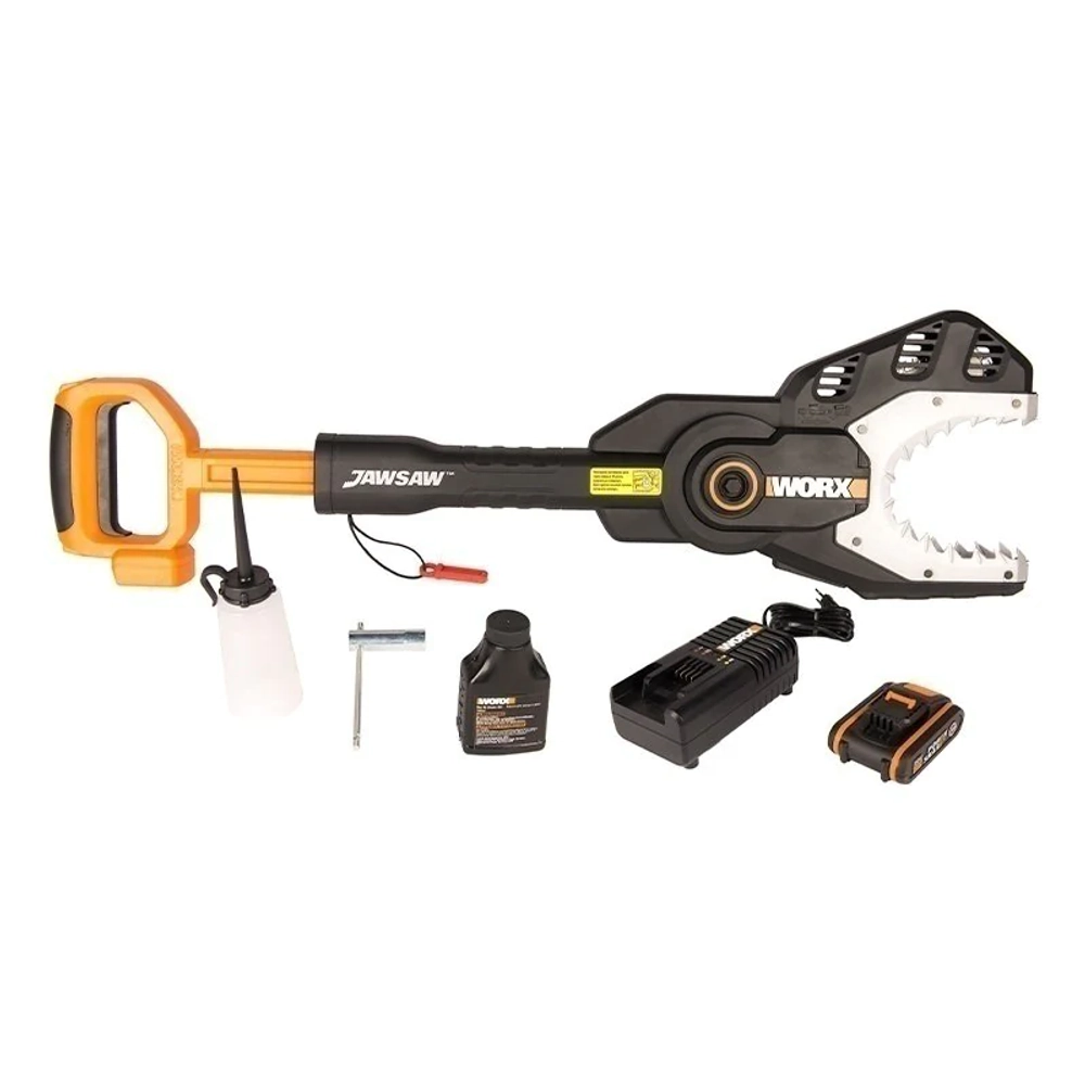 WORX WG329E.5 аккумуляторная цепная пила (1 x 2 Ач, ЗУ)