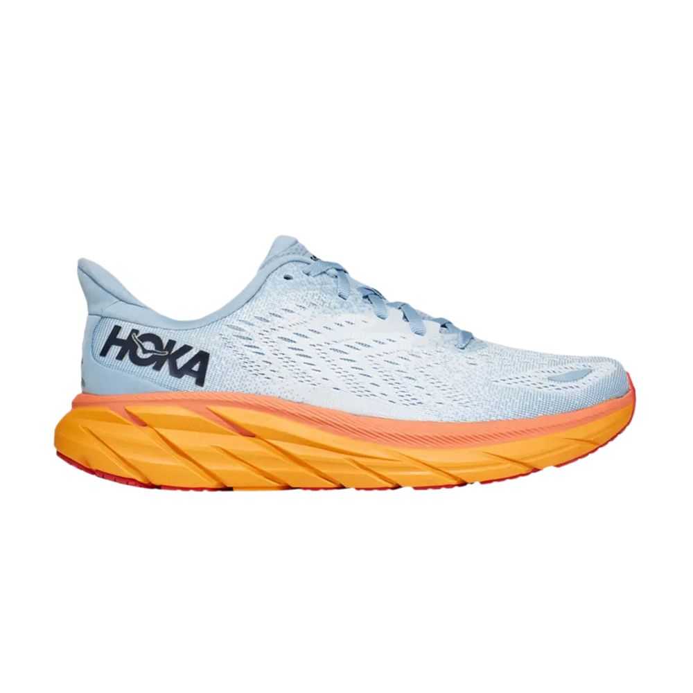 Кроссовки женские HOKA W CLIFTON 8 WIDE Summer Blue / Ice Flow