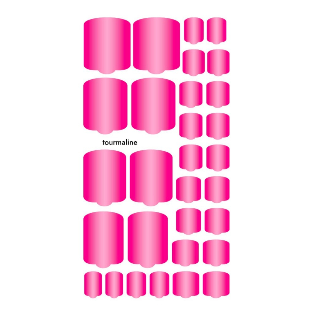 Плёнки для педикюра by provocative nails tourmaline
