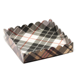 Коробка для кондитерских изделий с PVC крышкой «Настоящему мужчине», 15*15*3 см