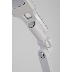 Настольный светильник ЭРА NLED-496-12W-S светодиодный на струбцине серебро