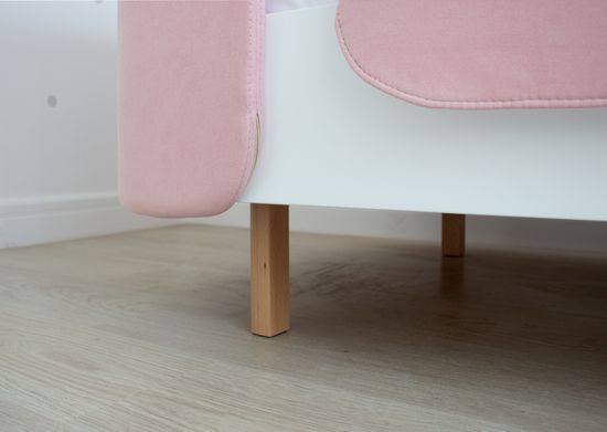 Кровать подростковая KIDI Soft размер М (розовый)