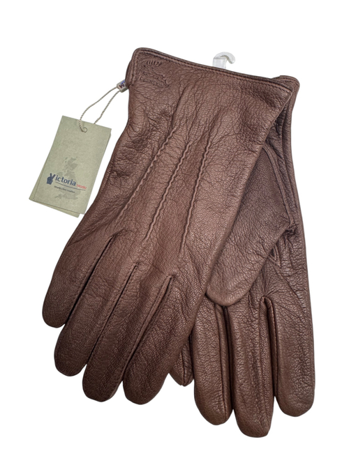 Перчатки. Мужские. Материал верха: Кожа оленя. Подклад: Трикотаж-шерсть. 5 шт в упаковке.