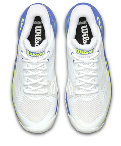 Мужские кроссовки теннисные Wilson Rush Pro Ace - white/blue/yellow