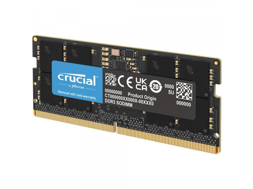 Оперативная память Crucial CT8G56C46S5, DDR5 1х 8ГБ 5600 МГц, SODIMM, RTL