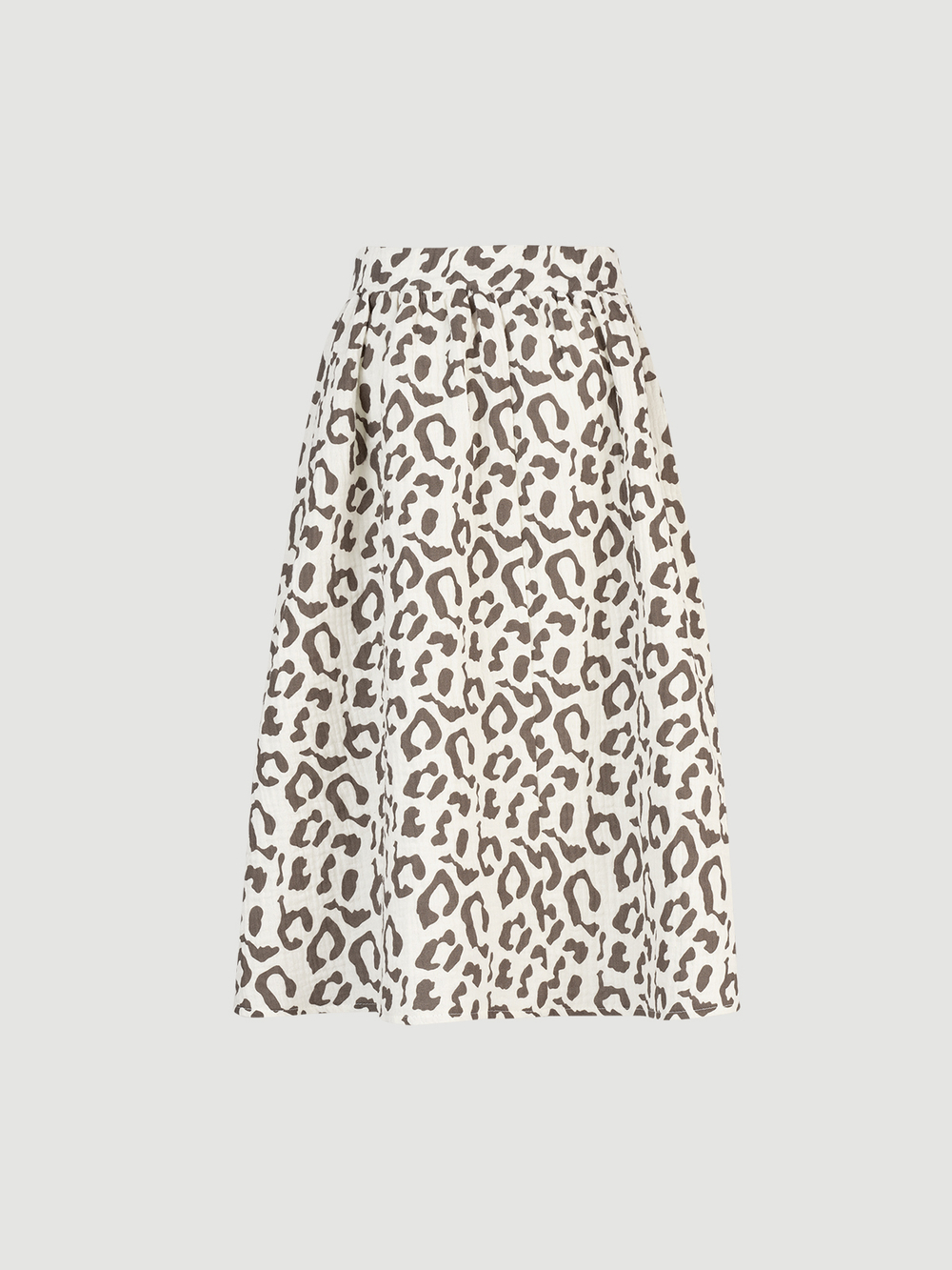 Юбка удлинённая Mjölk Leopard, из муслина