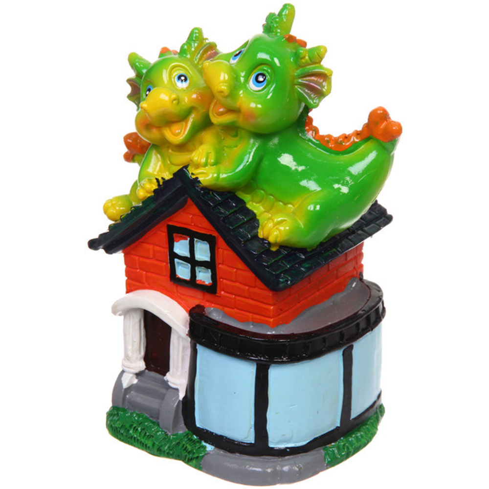 Фигурка «Дракоши на доме» 13,5*10*7 см, микс