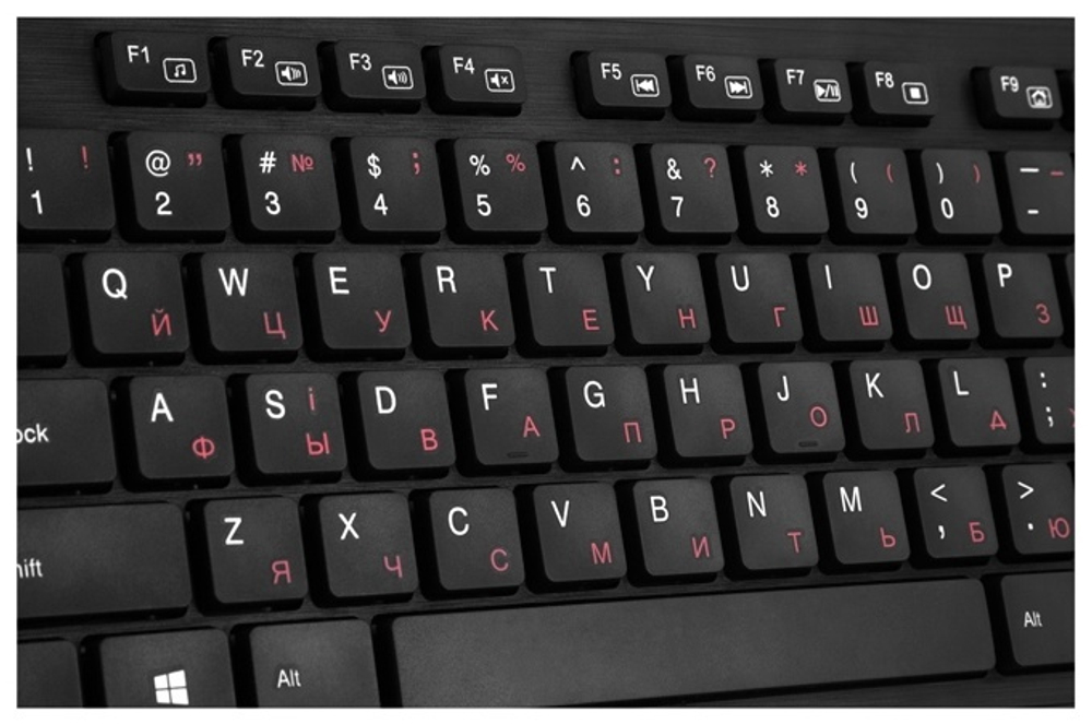 Клавиатура SVEN KB-E5800W черный