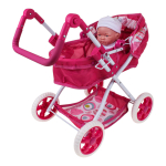 Коляска для куклы лежачая, пакет FL8137