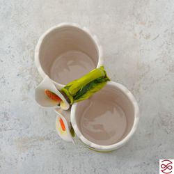 Подставка под столовые приборы двойная Orgia Каллы 15*18 см
