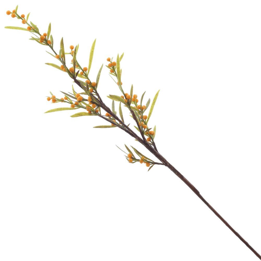 GAEM Цветок искусственный "Облепиха", L16 W16 H67 см