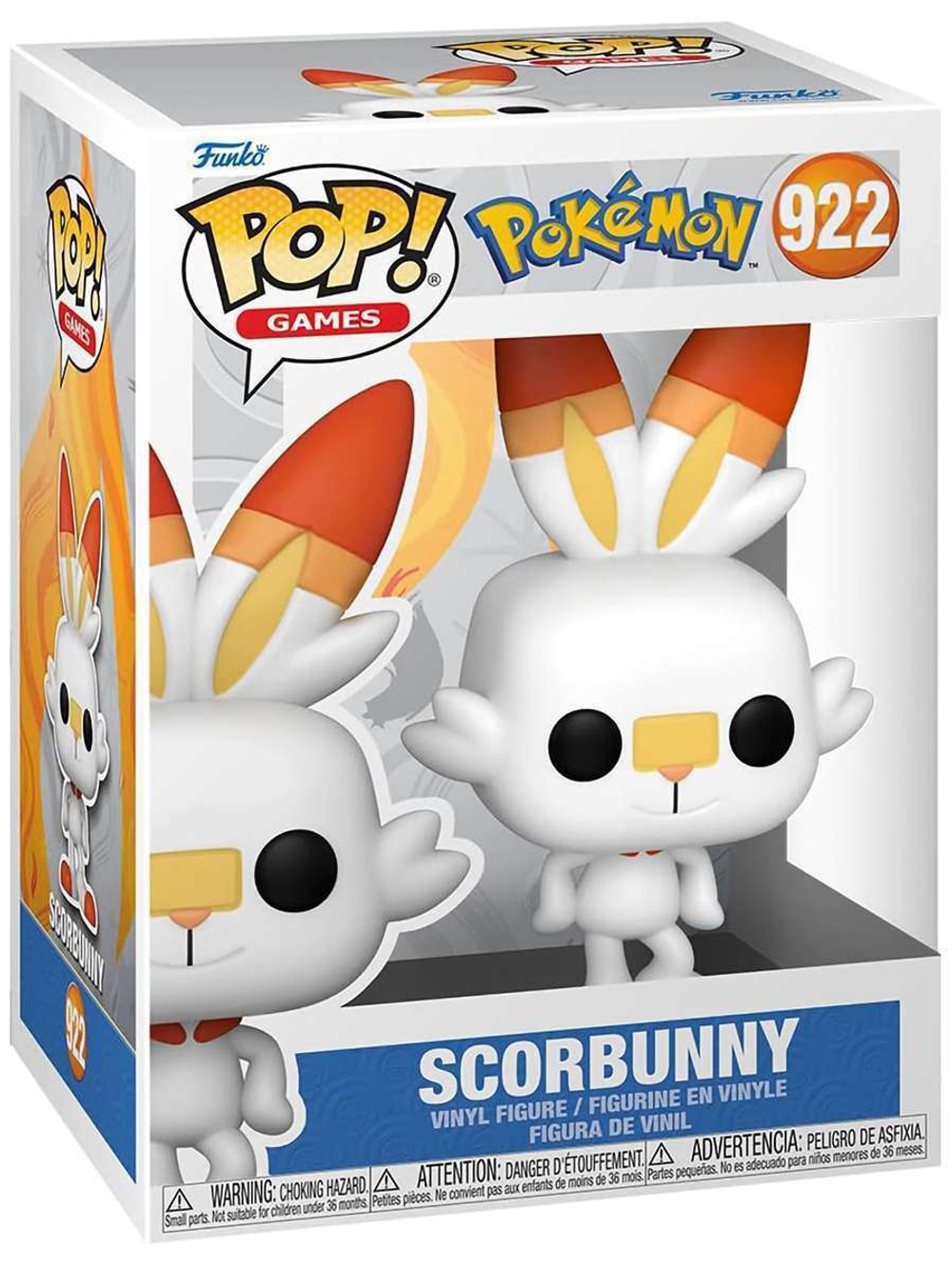 Фигурка Funko POP! Games Pokemon Scorbunny (922) 62271