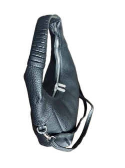 Сумка женская повседневная из экокожи черная QOZA