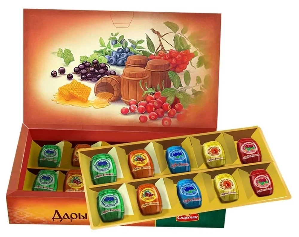 Набор шоколадных конфет "Дары Полесья" СПАРТАК